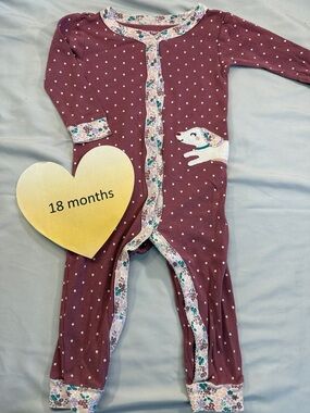 Carter’s- footless sleeper/romper/jumpsuit. 18 months